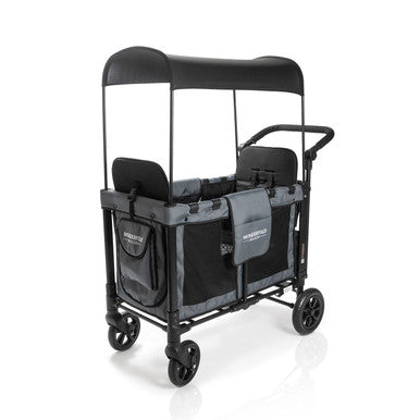 Cochecito doble Wonderfold W2 Elite en gris carbón- Bambi Baby