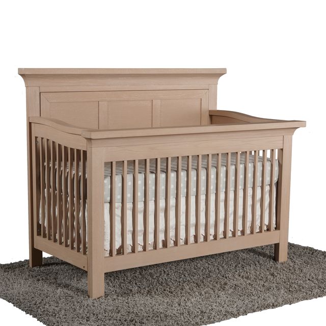 Pali Varese Convertible Crib - Straight leg With Wood Panel 3 Squares- Bambi Baby