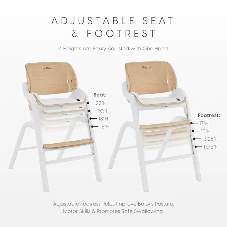 Bellini Parma 3-In-1 High Chair- Bambi Baby