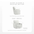 Bellini Stowe Chair And A Half Glider - Bambi Baby