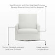 Bellini Stowe Chair And A Half Glider - Bambi Baby