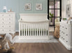 Sorelle Vista Elite Panel Flat top 4 and 1 crib - Brushed Ivory