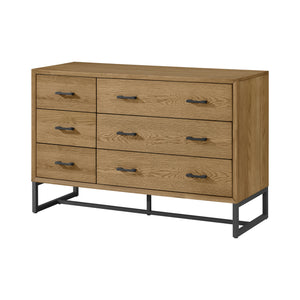 Natural Oak Westwood Newport Dresser - Angled View | Bambi Baby