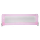 Pink Fabric Toddler Bed Guard Rail - Front View | Bambi Baby
