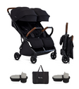 Silver Cross Jet Double Stroller Accessory Bundle - Black - Bambi Baby