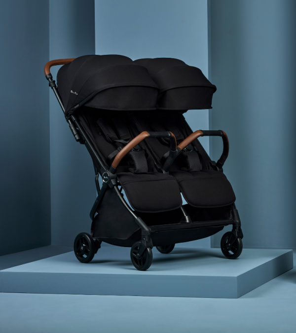 Silver Cross Jet Double Stroller Accessory Bundle - Black- Bambi Baby