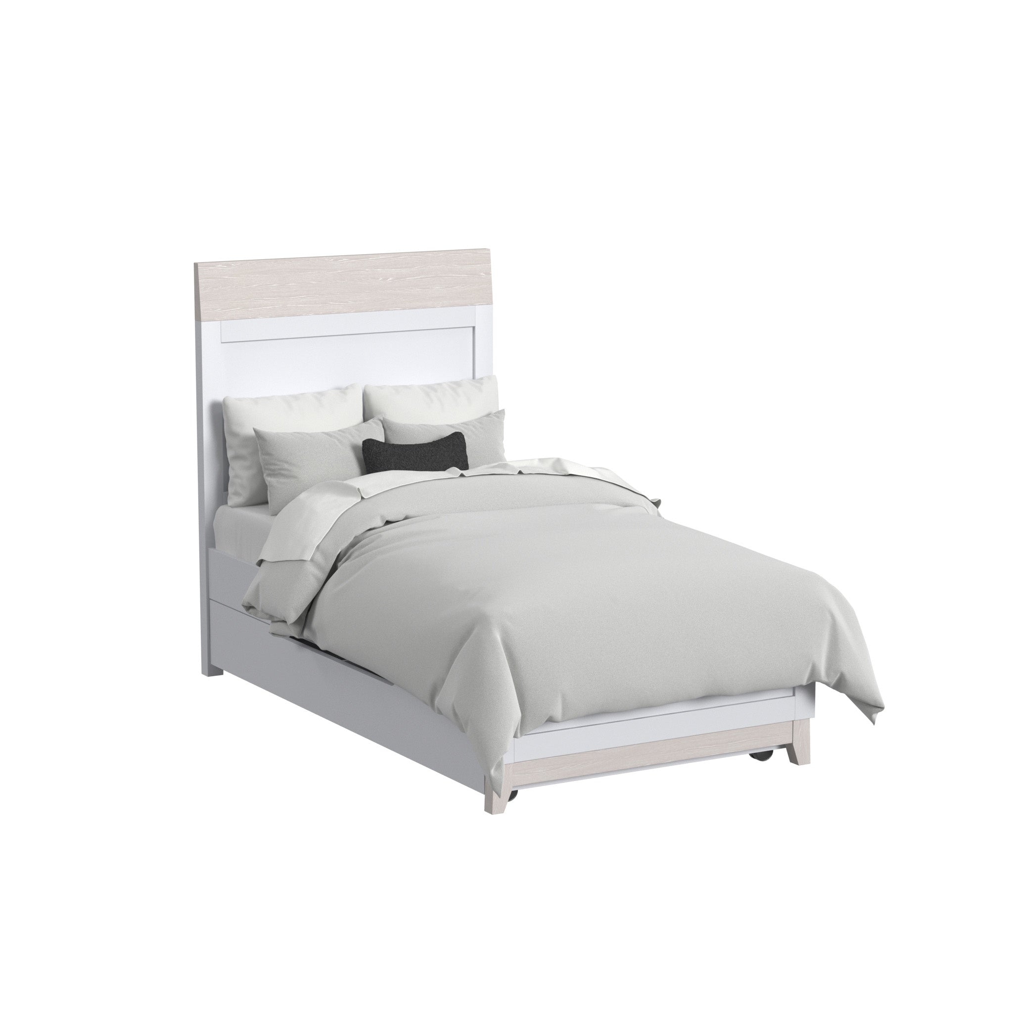 Westwood Design Rowan Twin Bed - Ash Linen- Bambi Baby