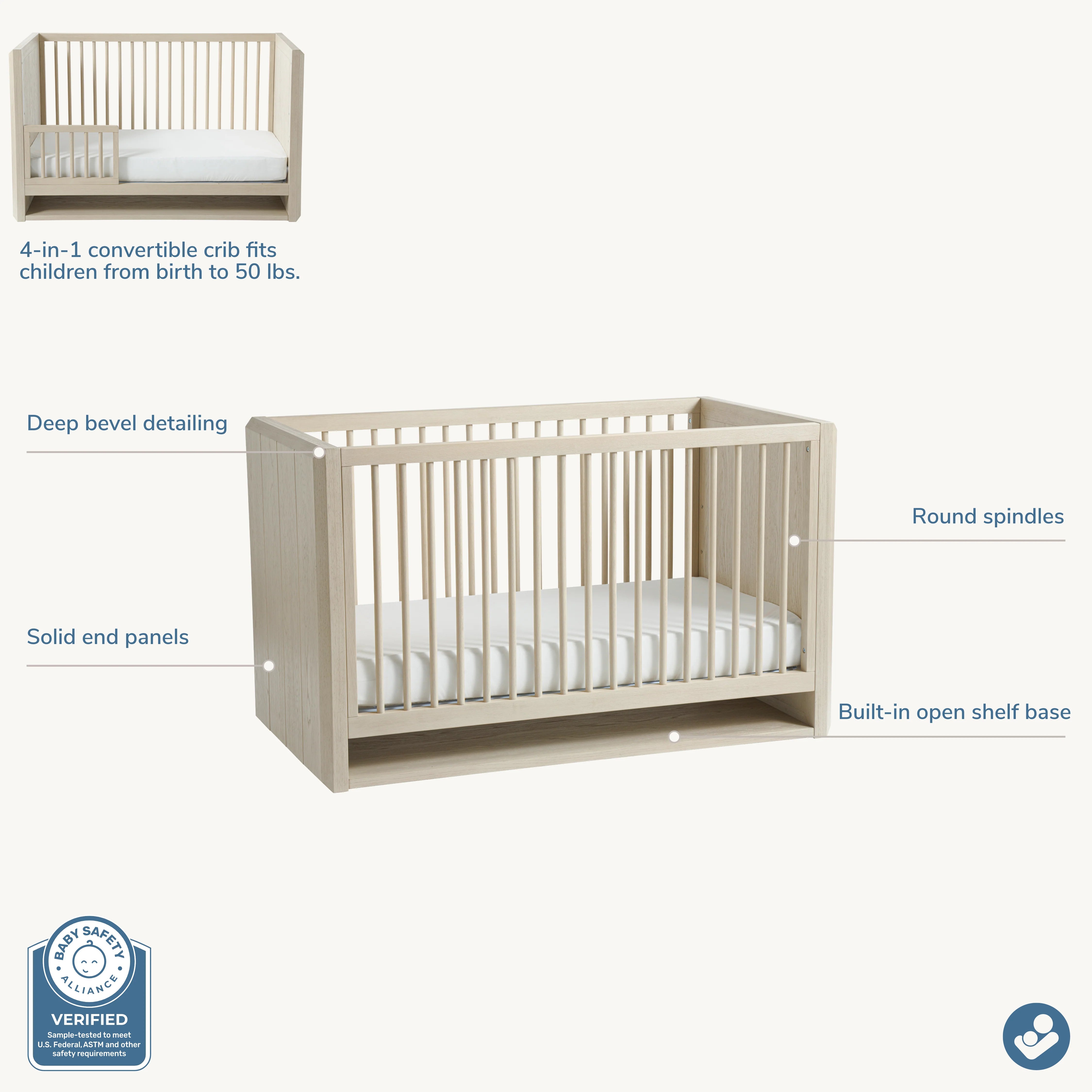 Maxi Cosi NorCal Island Crib- Bambi Baby