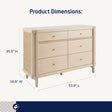 Maxi Cosi Brisa 6-Drawer Dresser - Bambi Baby