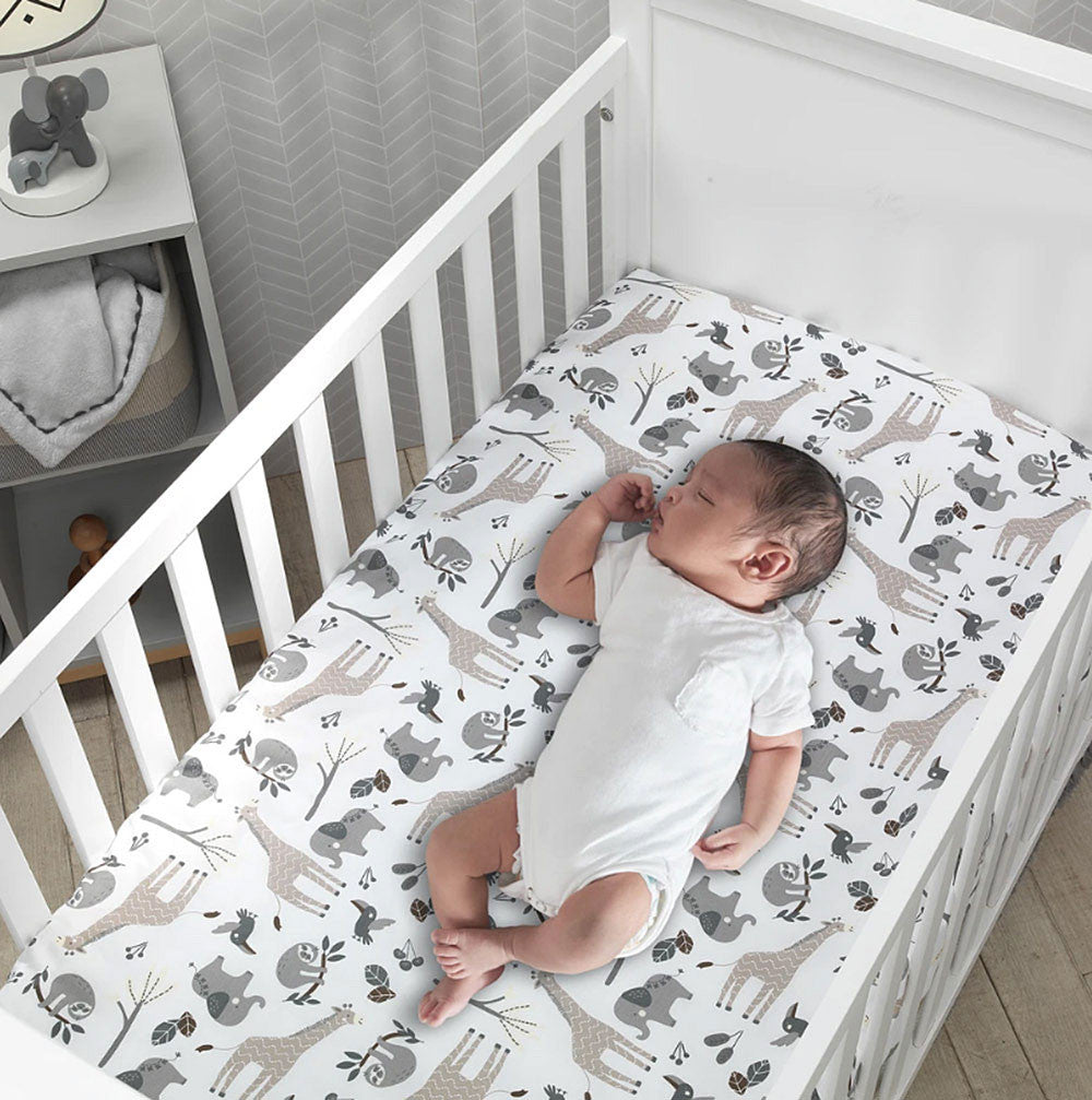 Lambs & Ivy Baby Jungle Sheet- Bambi Baby
