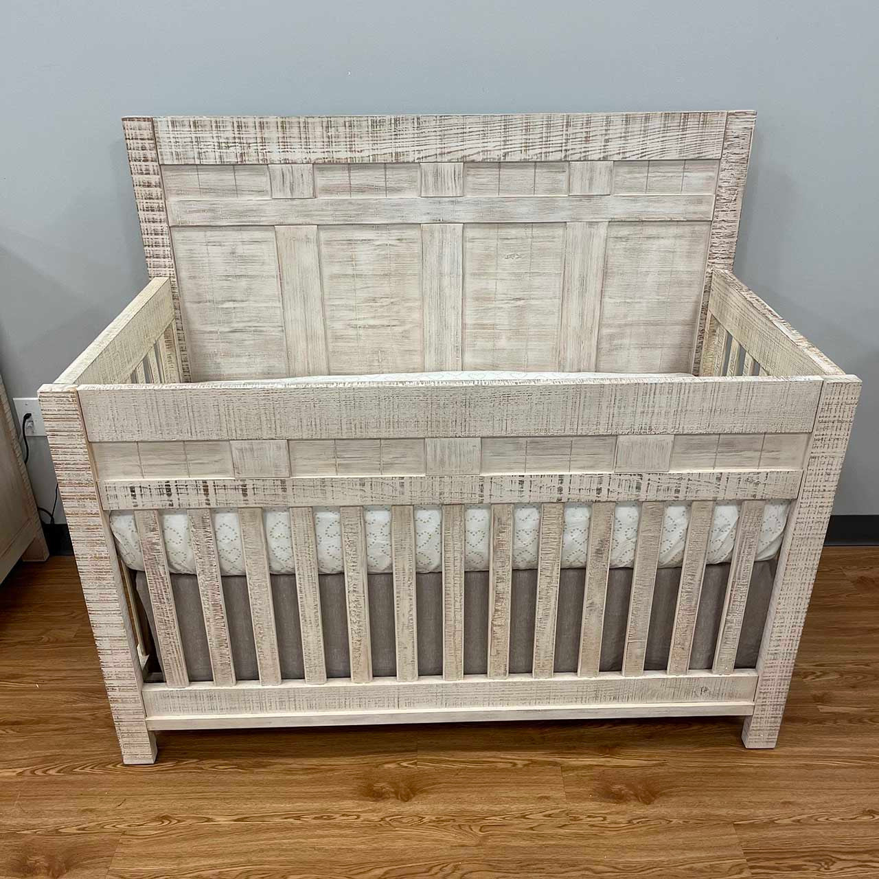Bella Vita Anzio Crib in Sand Drift- Bambi Baby