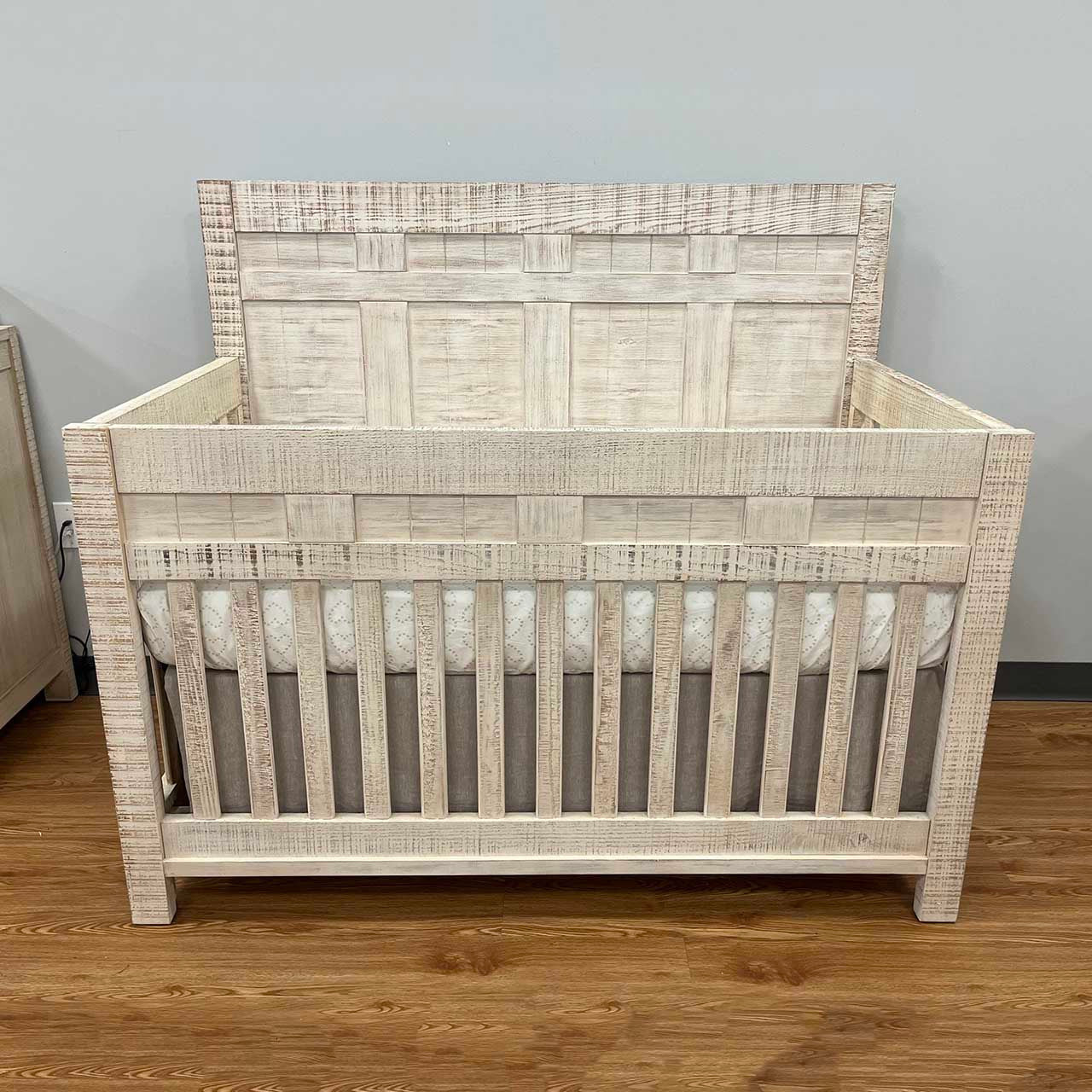 Bella Vita Anzio Crib in Sand Drift- Bambi Baby