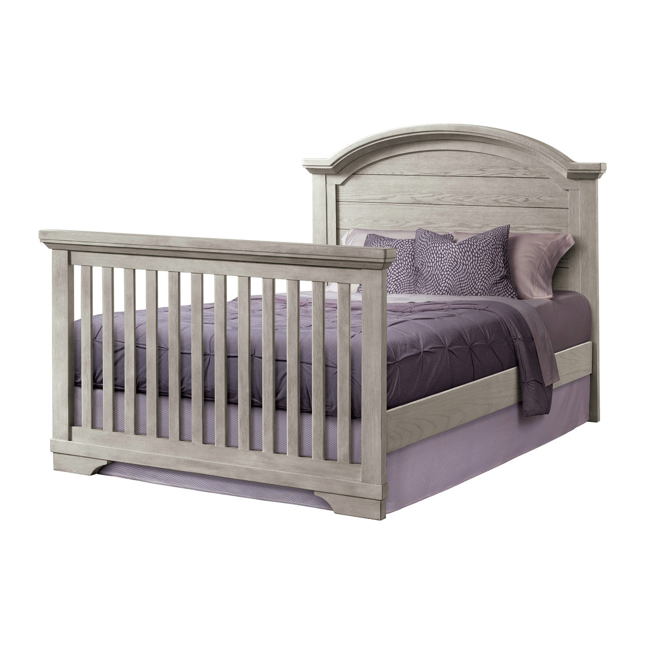 Westwood Foundry 2 Piece Nursery Set - Arched Crib and 6 Drawer in White Dove- Bambi Baby