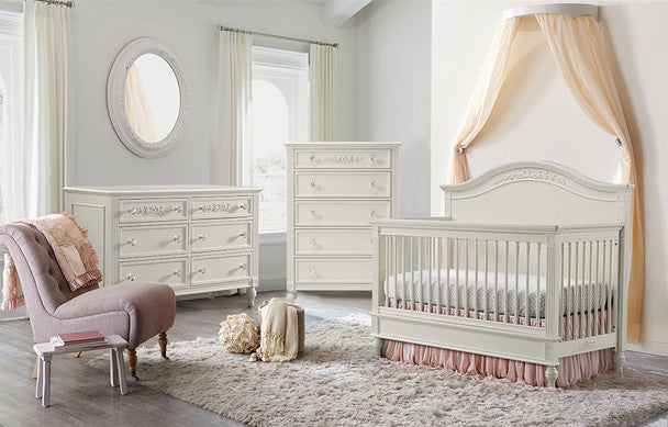 Stella Baby and Child Arya 3 Piece Nursery Set in Parchment- Bambi Baby