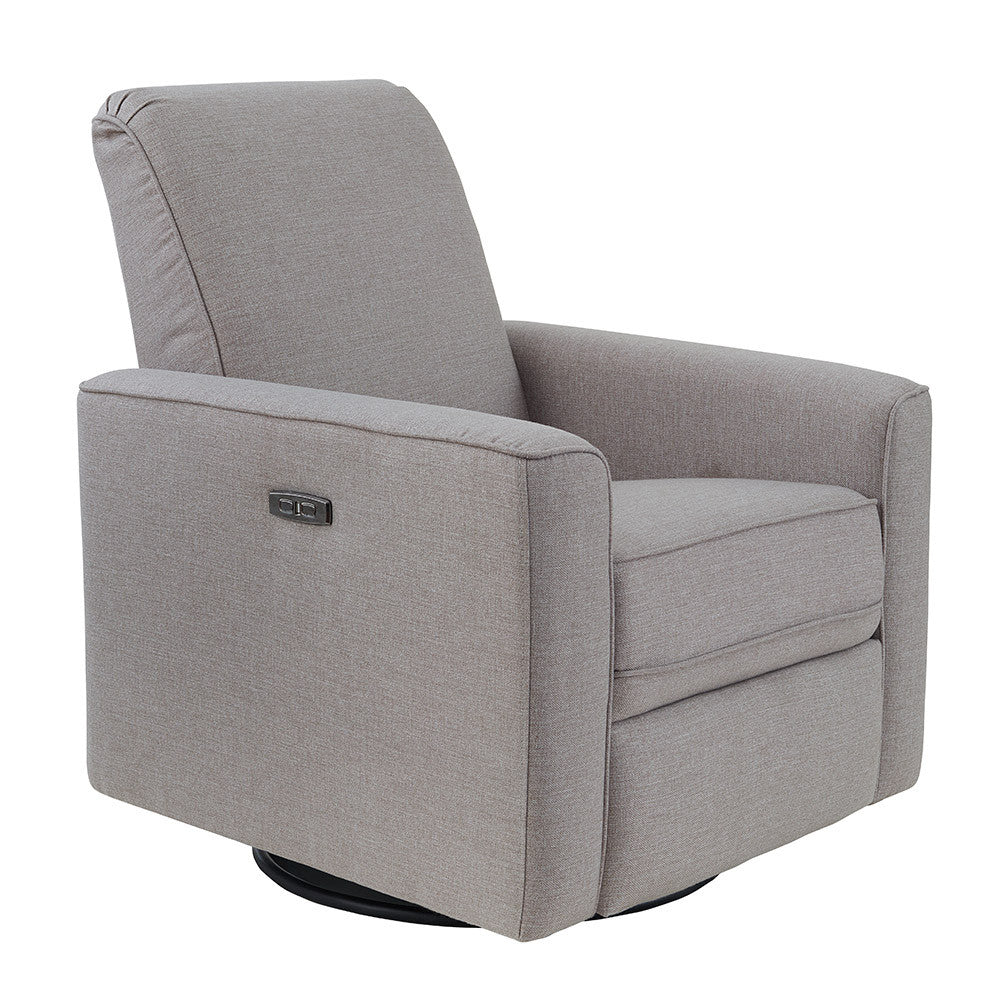 Westwood Aspen Swivel and Power Reclining Glider in Sand- Bambi Baby