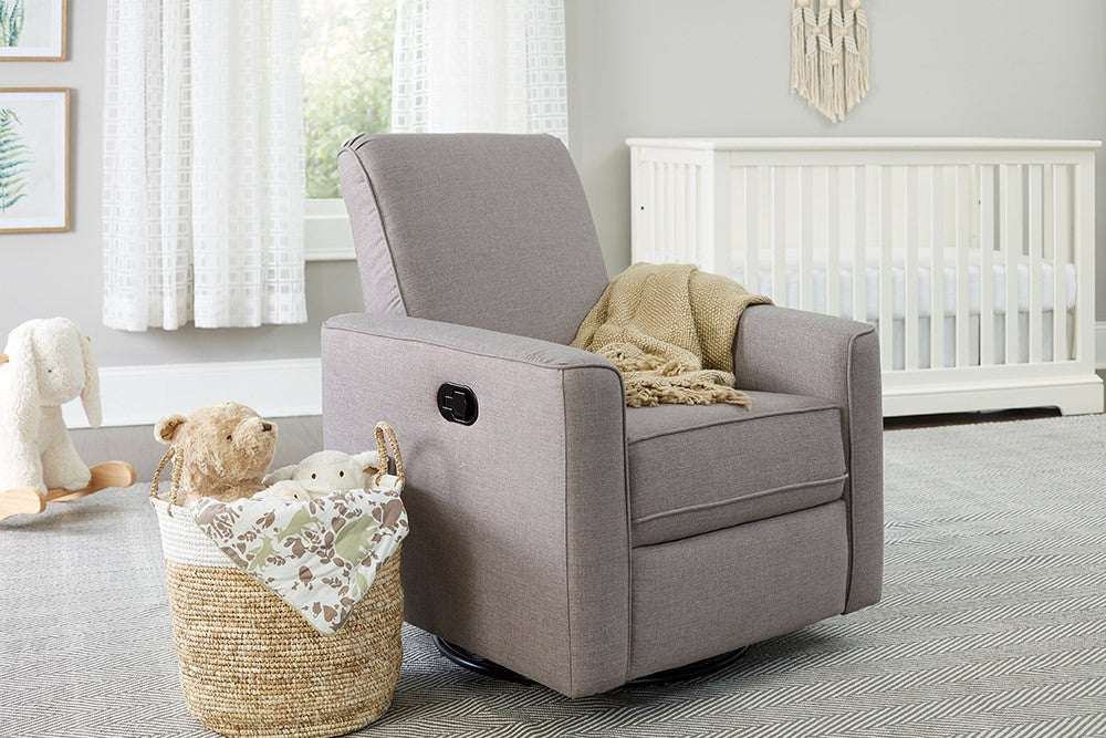 Mecedora reclinable manual y giratoria Westwood Aspen en color arena - Bambi Baby