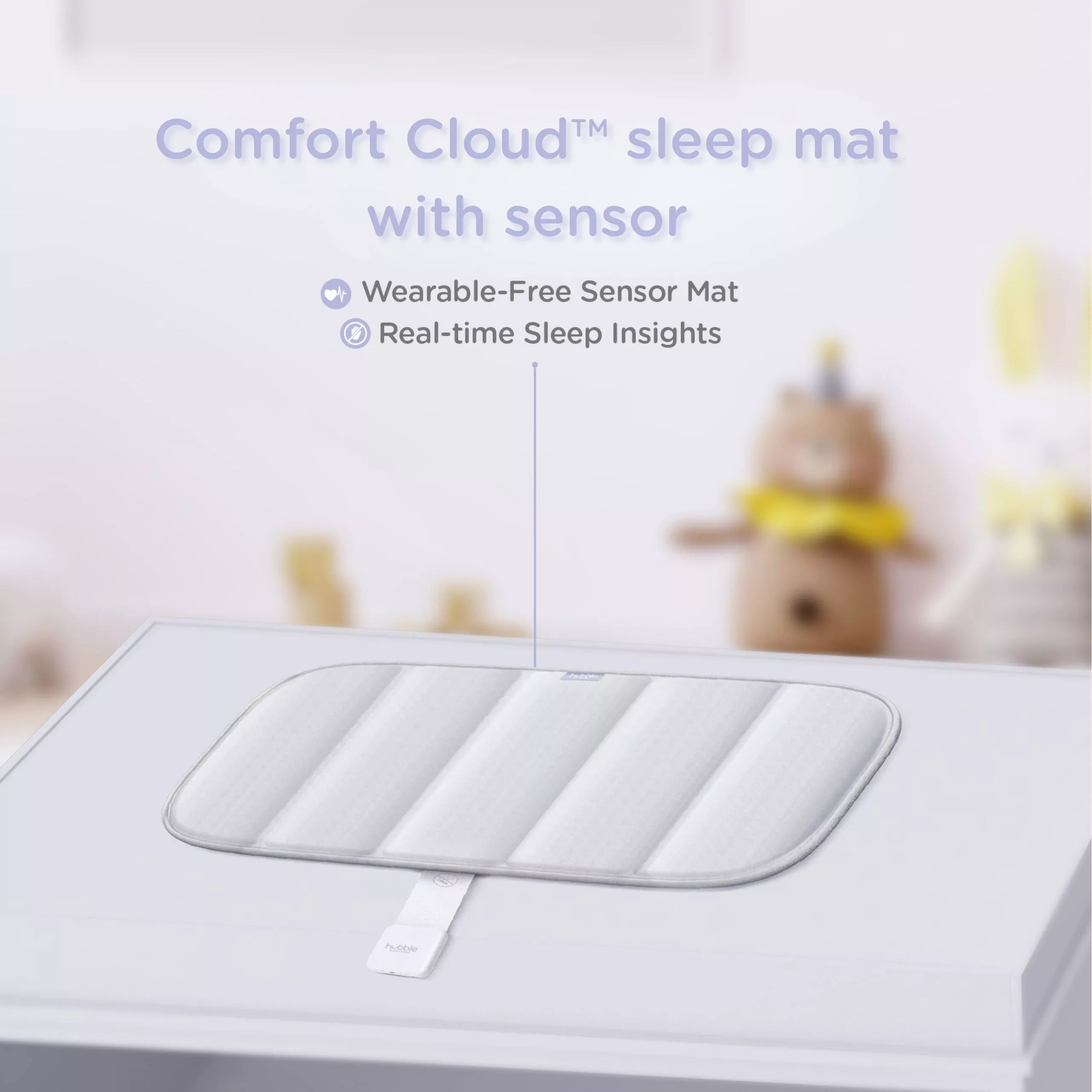 Hubble Connected Hubble Dream+ with Comfort Cloud™ Sleep Sensor Mat- Bambi Baby