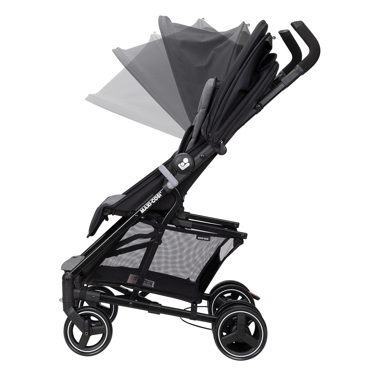 Maxi Cosi Mara XT Ultra Compact Stroller in Essential Black- Bambi Baby
