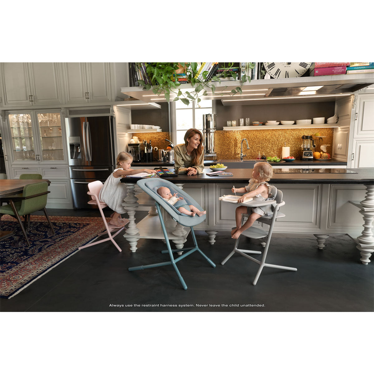 CYBEX LEMO 2 High Chair 4-in-1 Set - Stunning Black- Bambi Baby