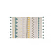 Lorena Canals Azteca Rug Small in Natural/Vintage Blue - Bambi Baby