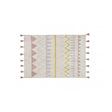 Tapete Lorena Canals Azteca Pequeno em Natural/Vintage Nude - Bambi Baby