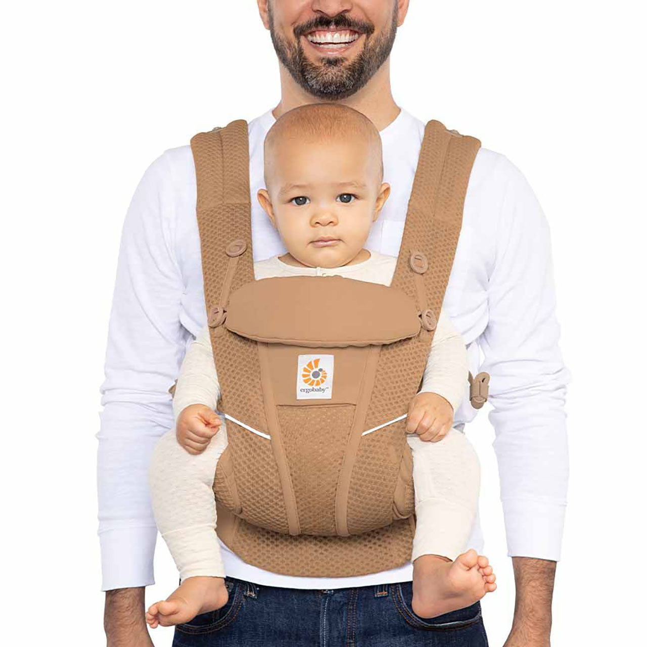 Ergobaby Omni Breeze Baby Carriers - Camel Brown- Bambi Baby