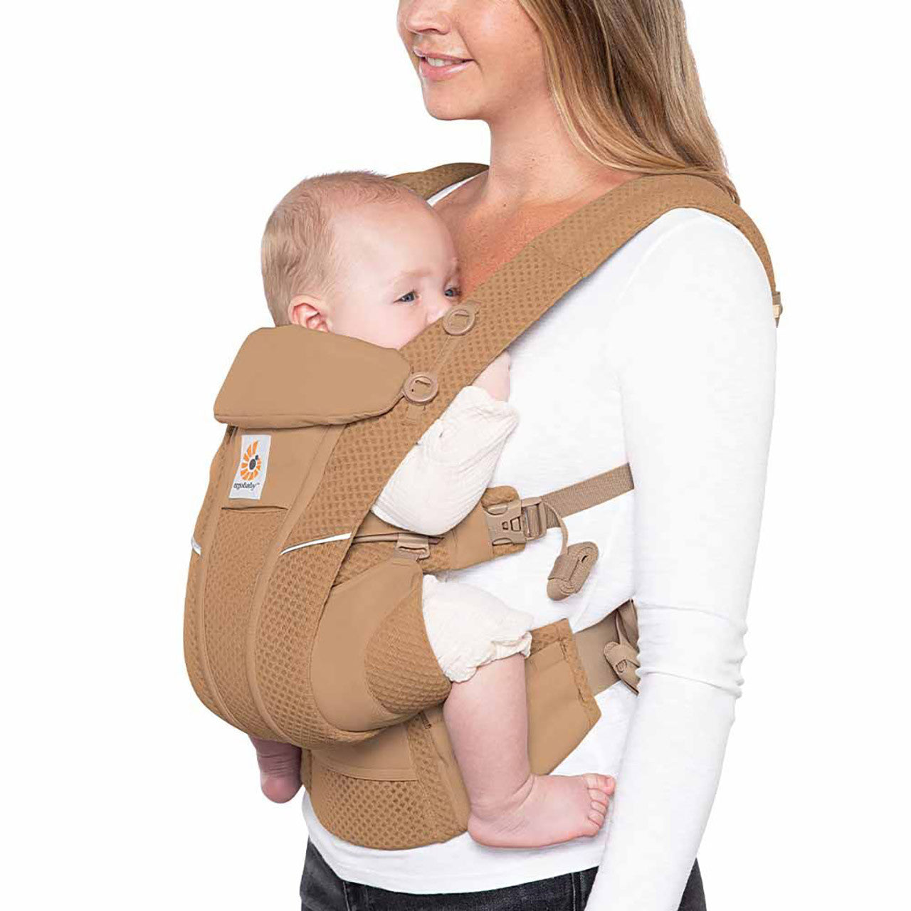 Ergobaby Omni Breeze Baby Carriers - Camel Brown- Bambi Baby