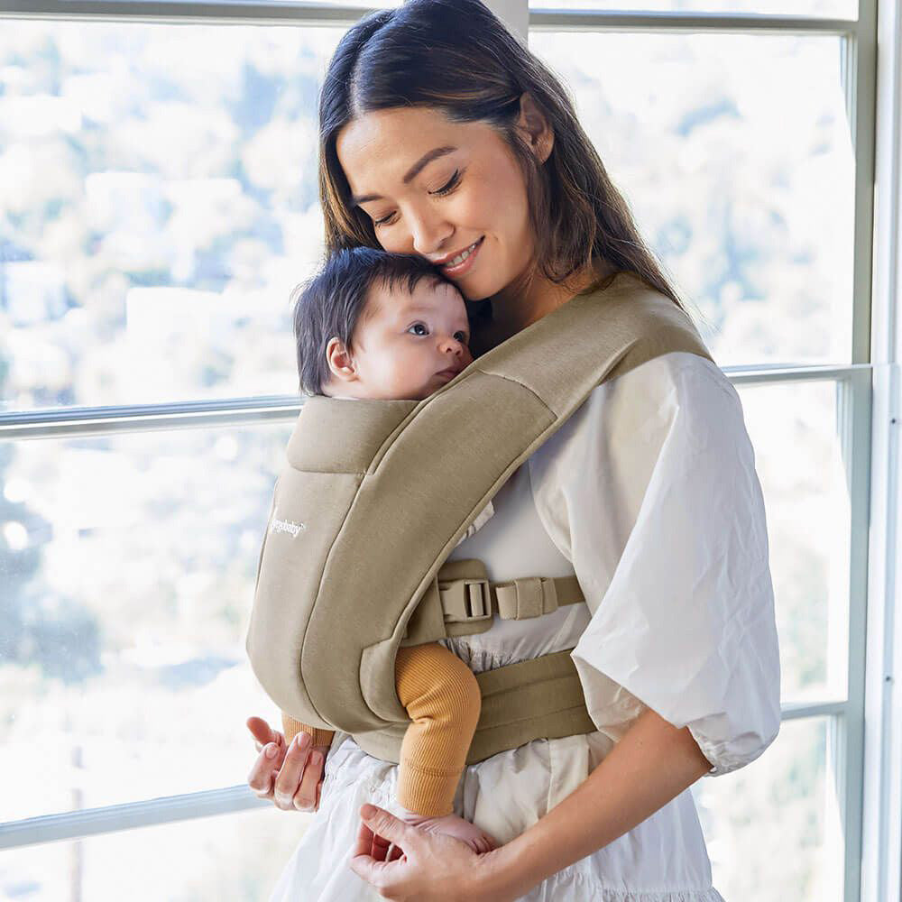 Ergobaby Embrace Baby Carrier- Soft Olive- Bambi Baby
