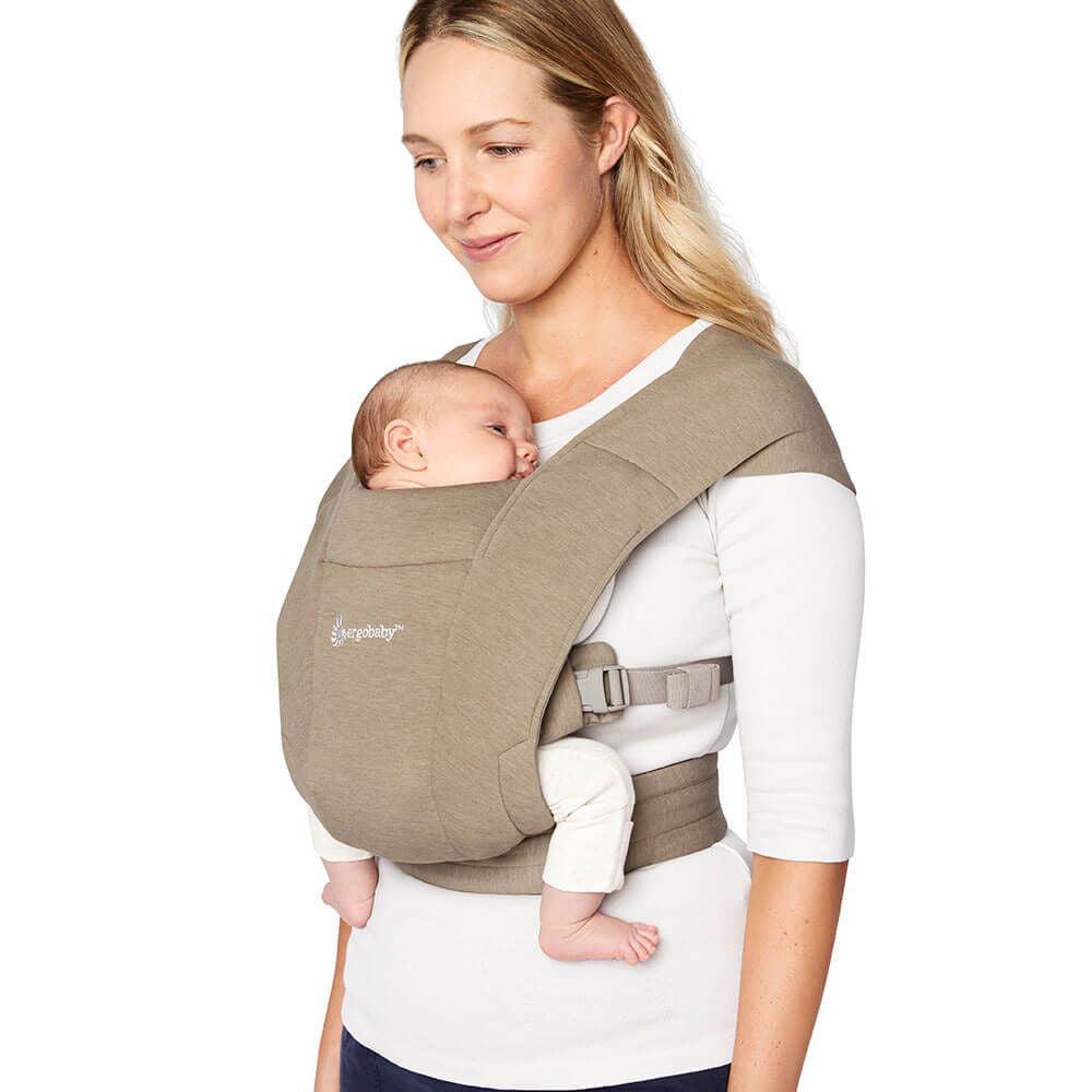 Ergobaby Embrace Baby Carrier- Soft Olive- Bambi Baby