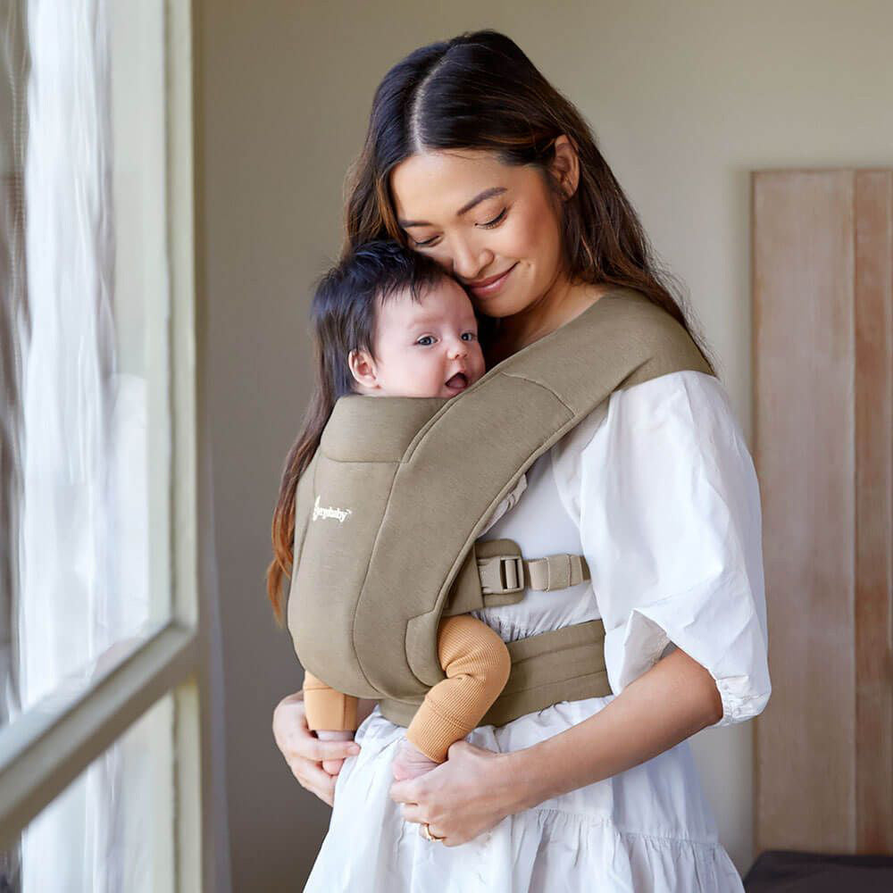 Ergobaby Embrace Baby Carrier- Soft Olive- Bambi Baby
