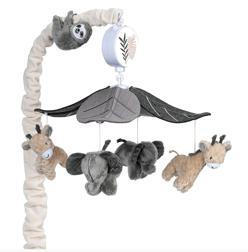 Lambs & Ivy Baby Jungle Musical Mobile - Plays 20 minutes- Bambi Baby