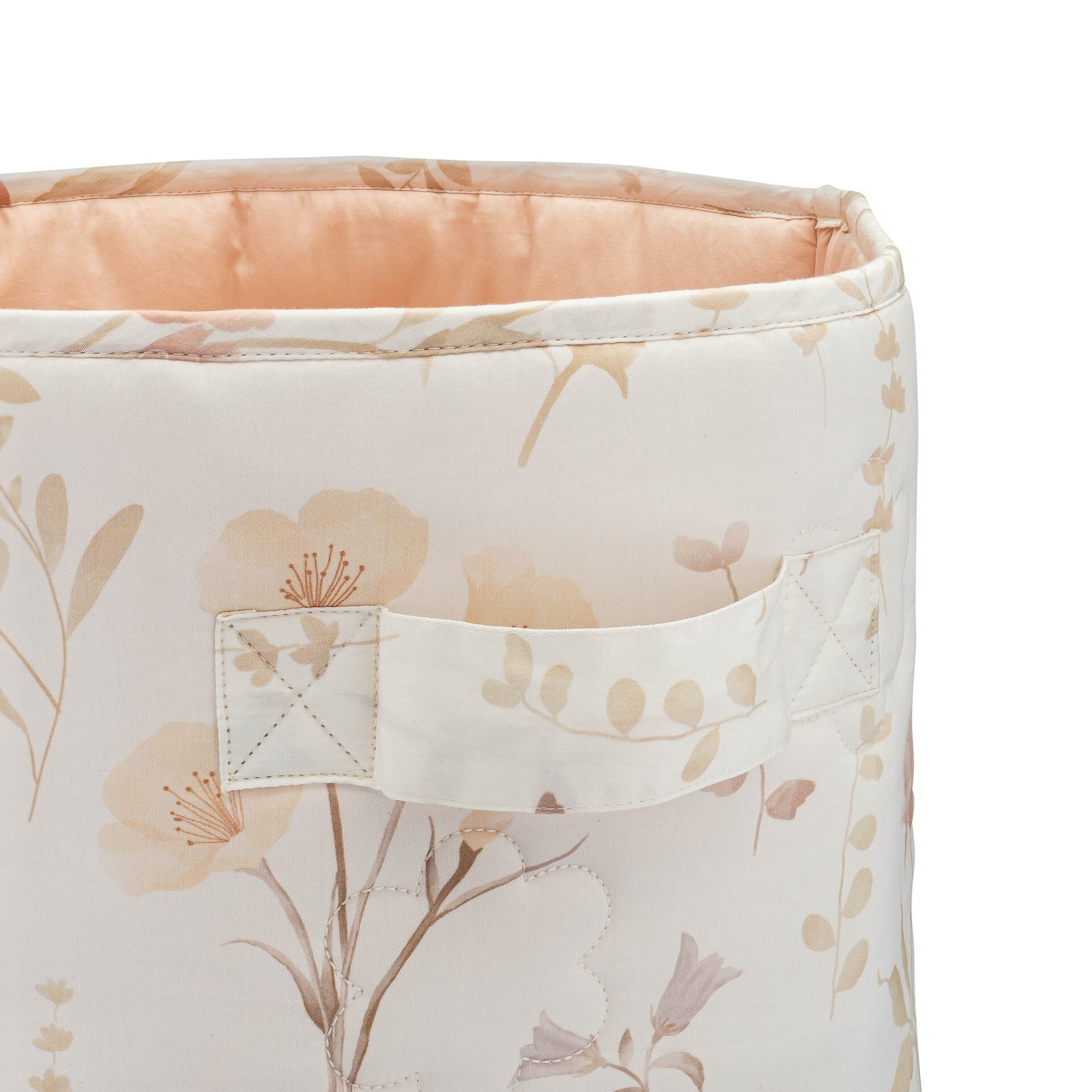Crane Baby Violet Quilted Nursery Storage Bin- Bambi Baby