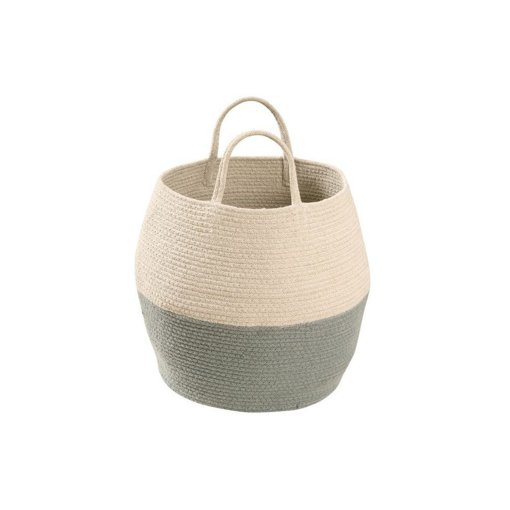 Lorena Canals Basket Zoco Vint Blue-Natural- Bambi Baby