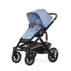 Veer Switch&Roll Leather Kit Stroller (Switchback Seat & Roll Frame, Leather Grips for Handle and Armbar)