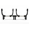 Black Bugaboo Donkey 6 Twin Car Seat Adapters - Front View | Bambi Baby