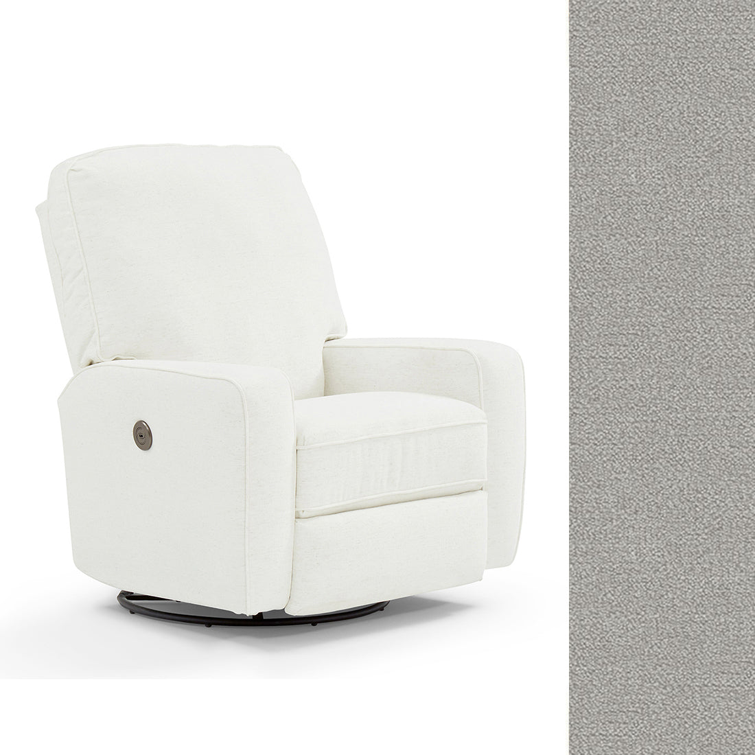 Best Chairs Bilana Power Swivel Glider Recliner- Bambi Baby