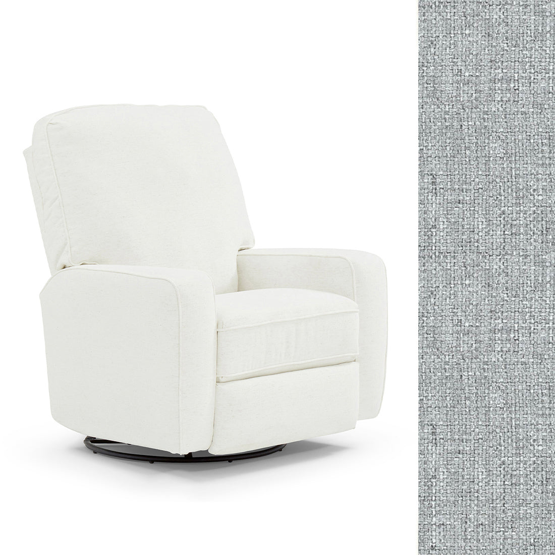 Storytime by Best Chairs Bilana Swivel Glider Recliner- Bambi Baby