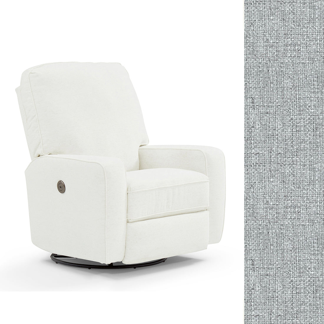Storytime by Best Chairs Bilana Power Swivel Glider Recliner - Bambi Baby