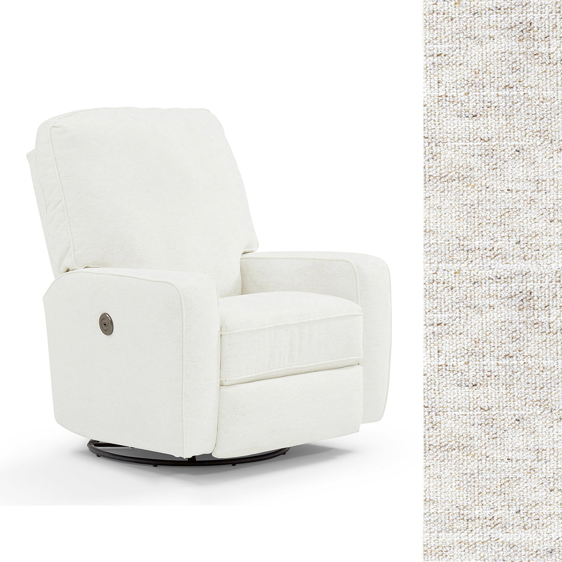 Best Chairs Bilana Power Swivel Glider Recliner- Bambi Baby