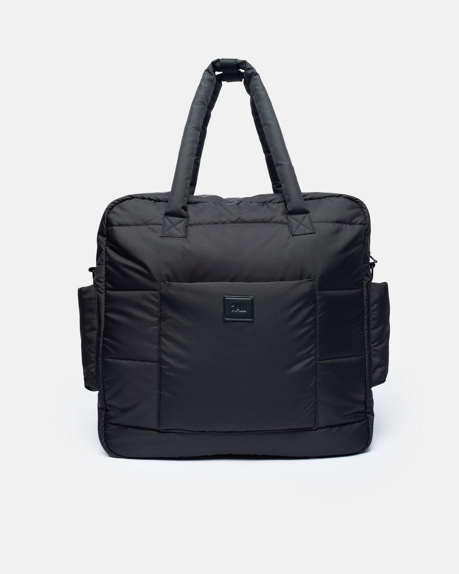 7AM Enfant Plaza Weekend Diaper Bag - Black- Bambi Baby