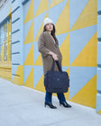 7AM Enfant Plaza Weekend Diaper Bag - Black - Bambi Baby