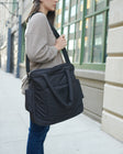 7AM Enfant Plaza Weekend Diaper Bag - Black - Bambi Baby