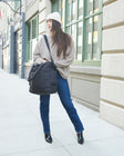 7AM Enfant Plaza Weekend Diaper Bag - Black - Bambi Baby