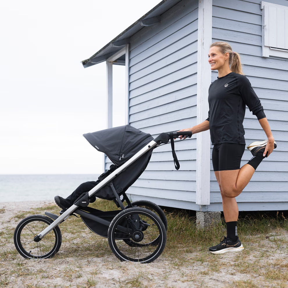Thule Glide 3 Jogging Stroller - Black- Bambi Baby