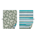 Field Microfiber Veer Beach Blanket - Both Sides Shown | Bambi Baby