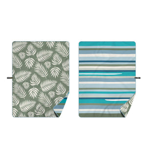 Field Microfiber Veer Beach Blanket - Both Sides Shown | Bambi Baby