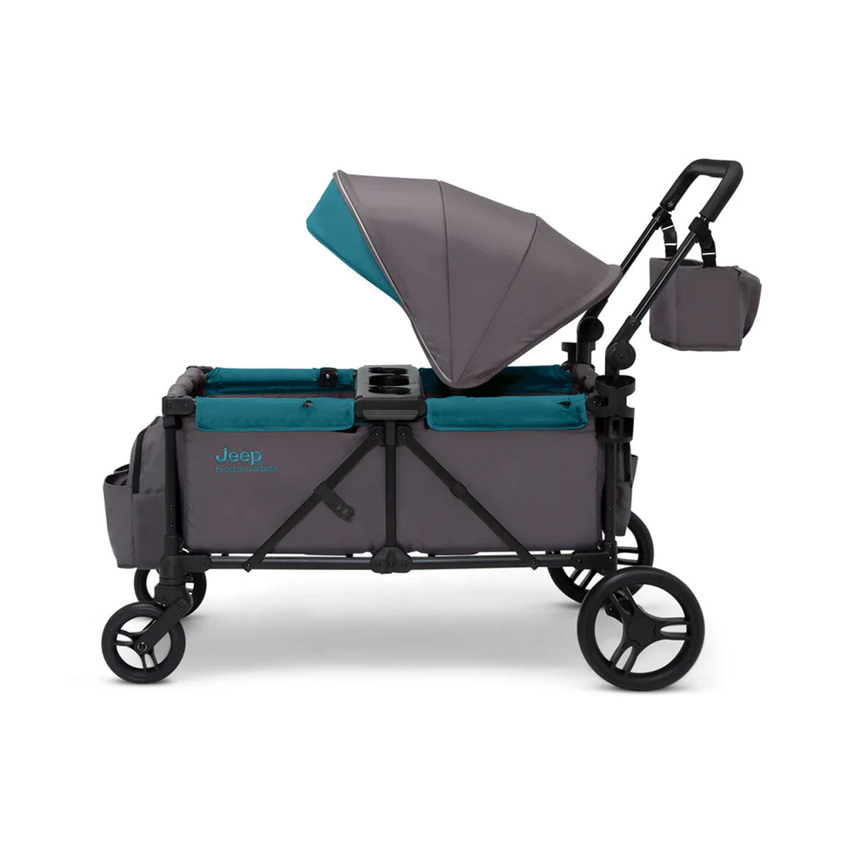 Jeep Sport All-Terrain Stroller Wagon by Delta Children (Grey/Blue Moon)