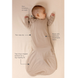 WildBird CloudBlend™ Sleep Sack TOG 1 - Dove Blue Grey - Bambi Baby