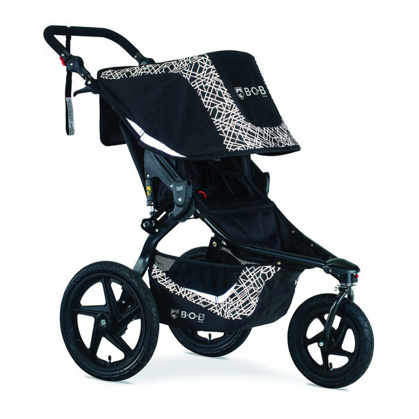 BOB Revolution Flex 3.0 Jogging Stroller in Lunar Black- Bambi Baby