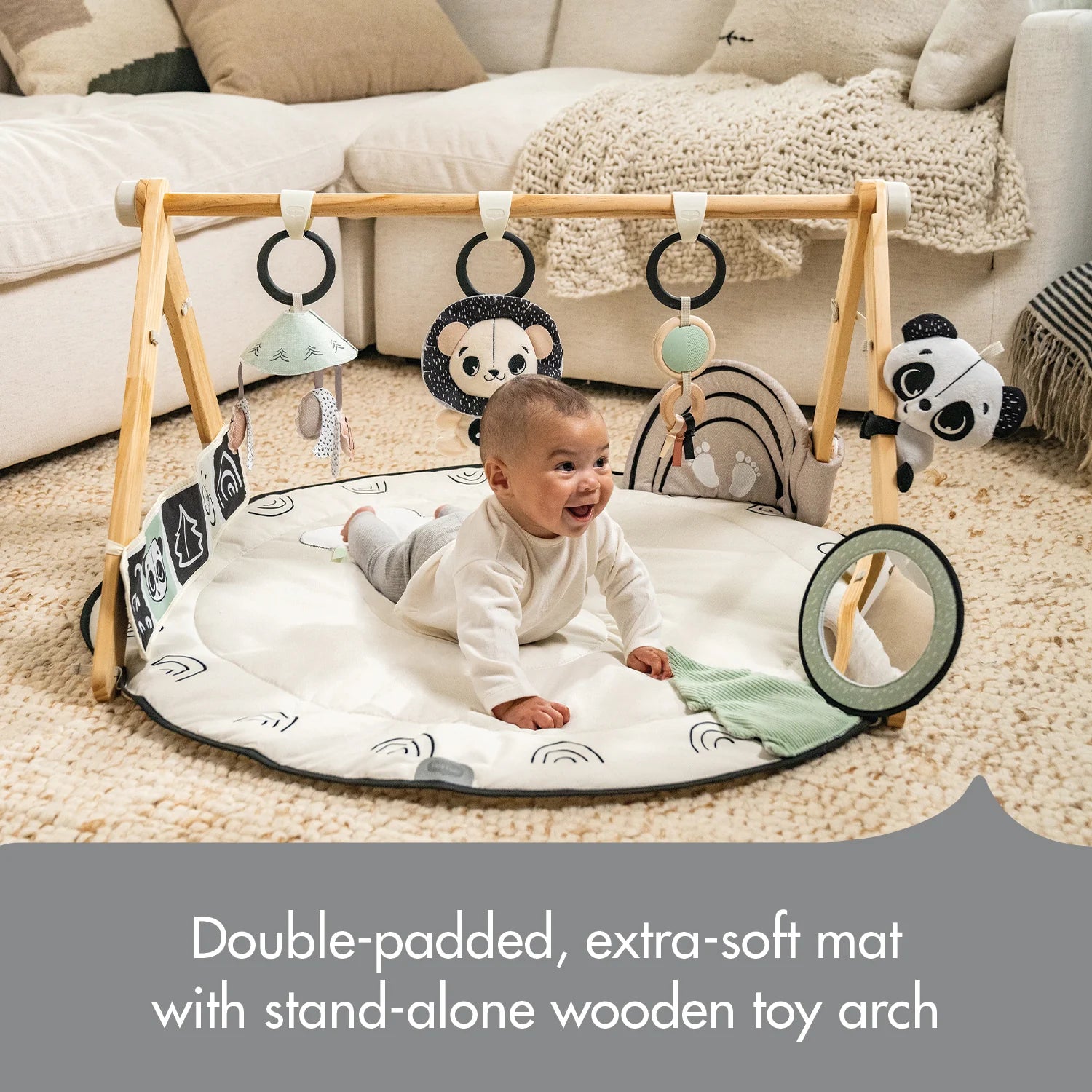 Tiny Love Black & White Décor Luxe Developmental Gymini- Bambi Baby